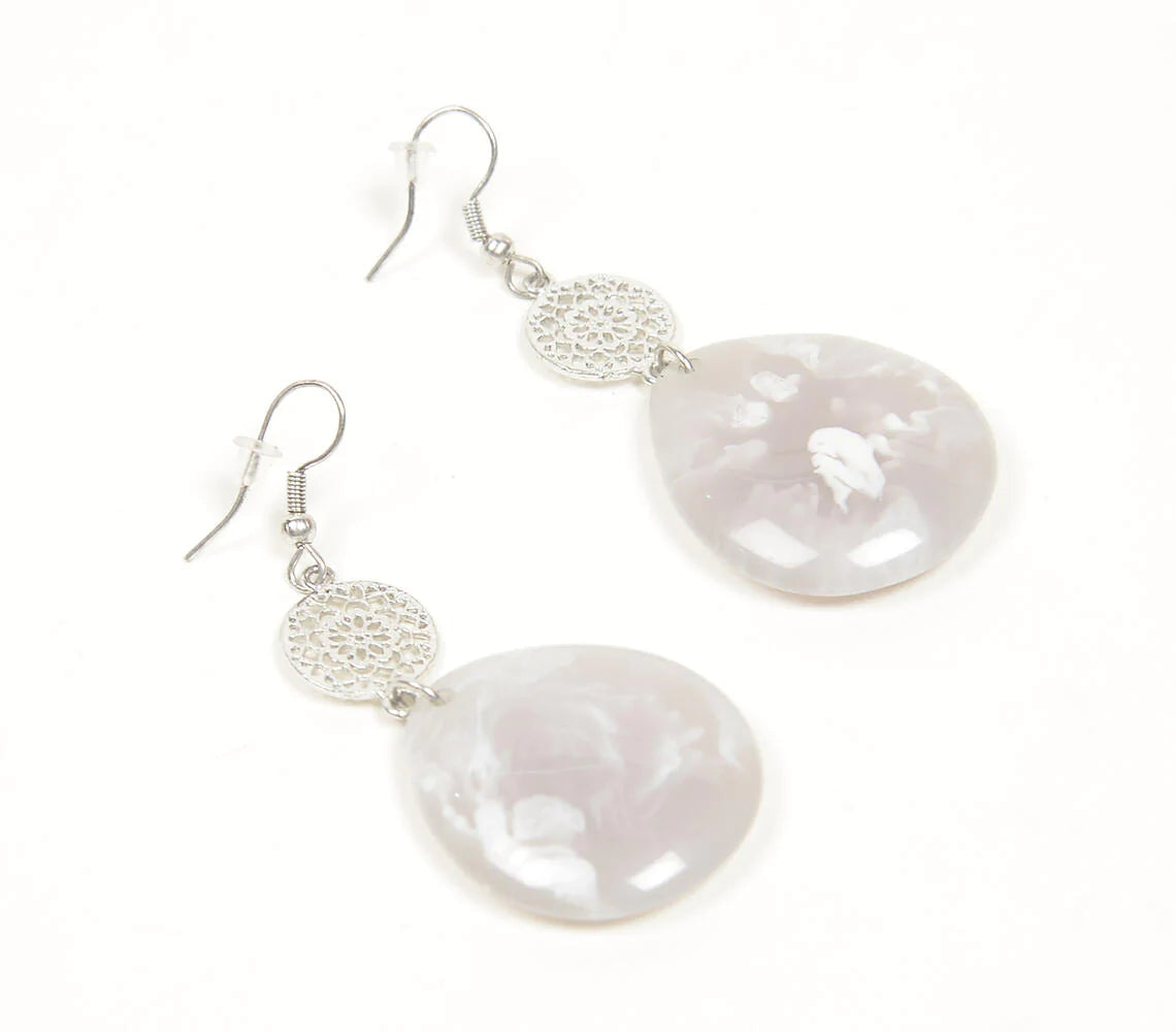 Glistening Drop Earrings