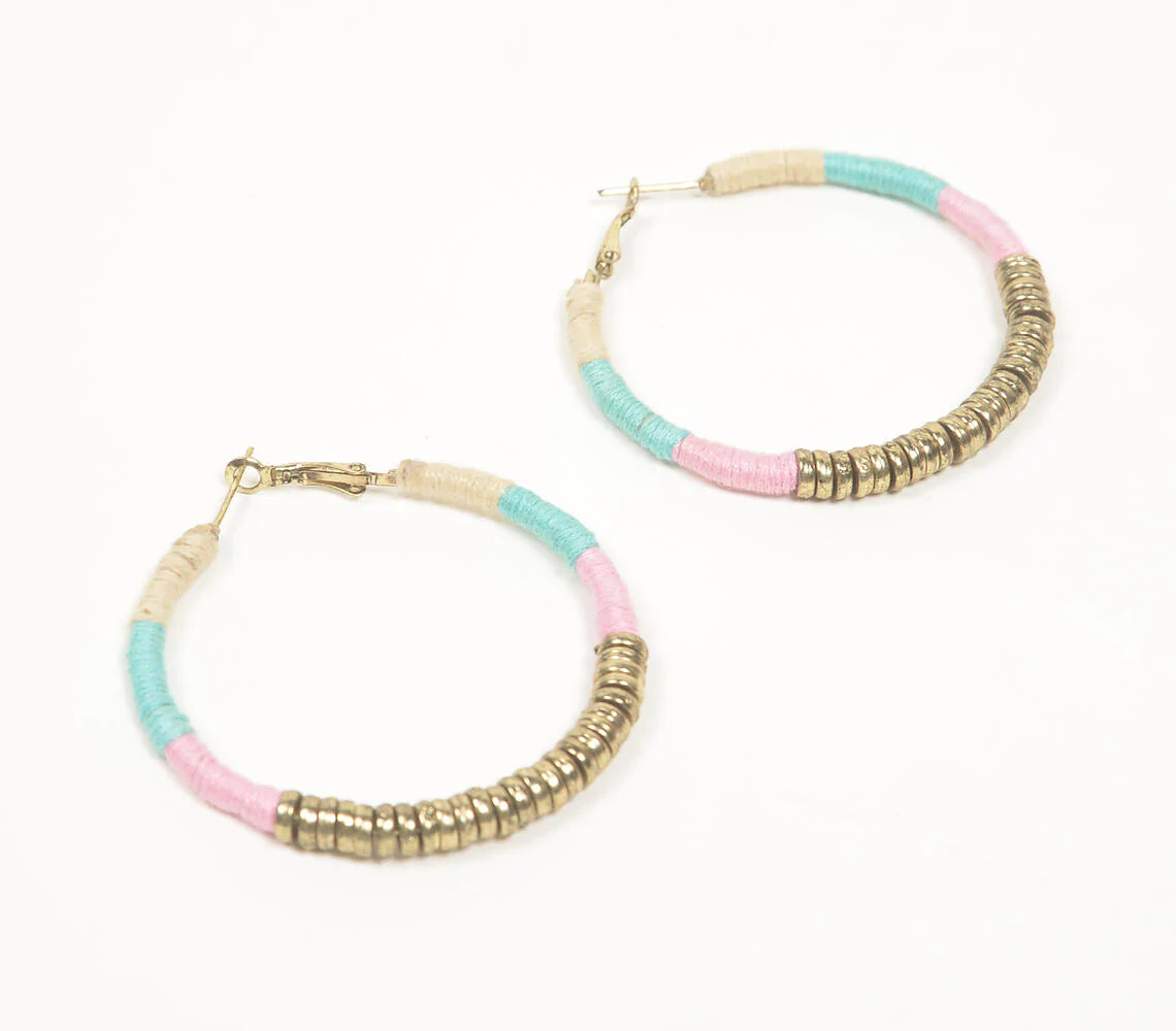 Multi Wired Tribal Hoop Earrings