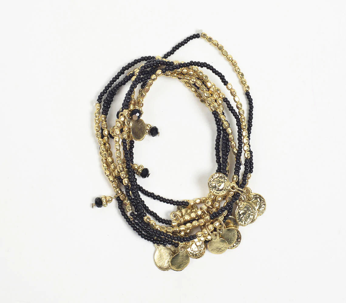 Boho Gold Tones Chunky Bracelet