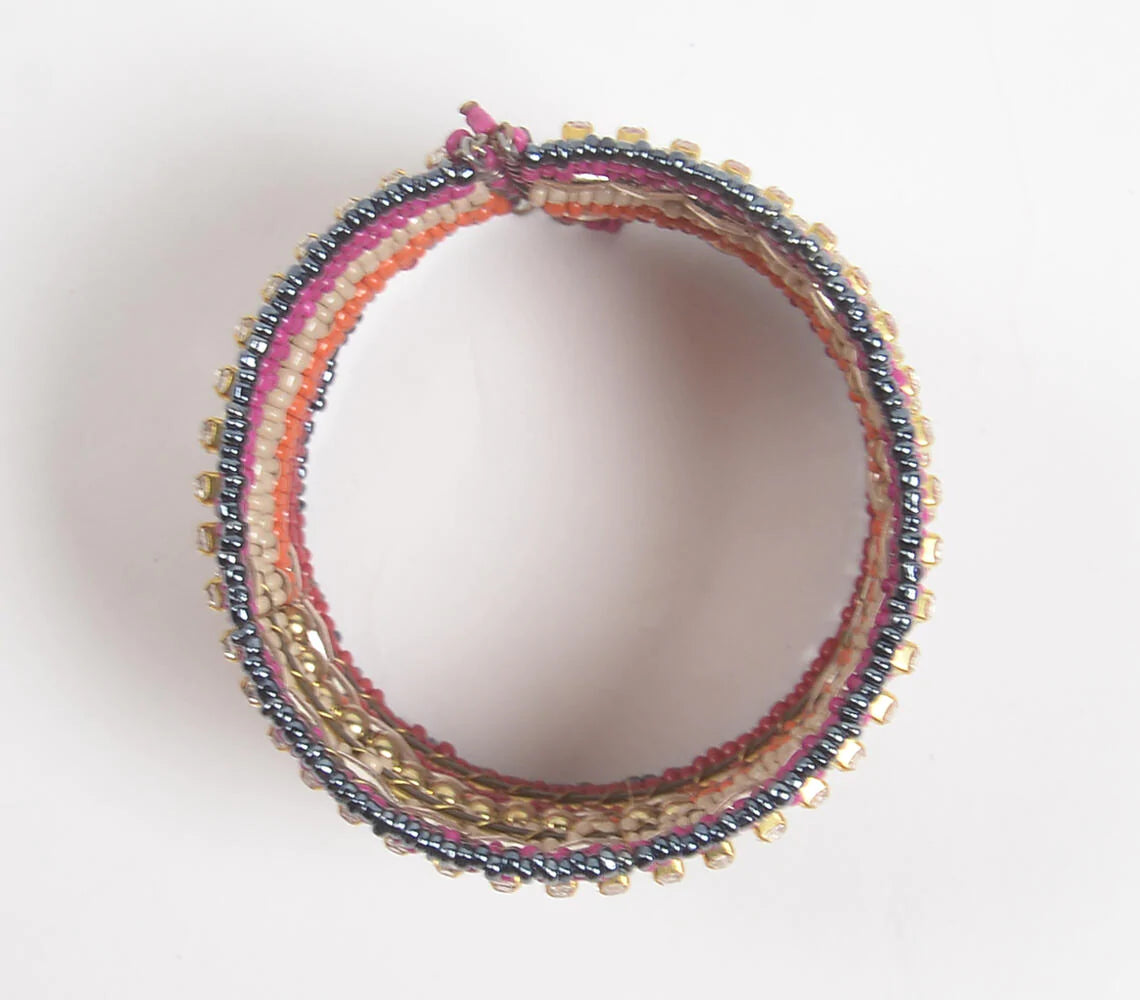 Colorpop Beaded & Stacked Bracelet