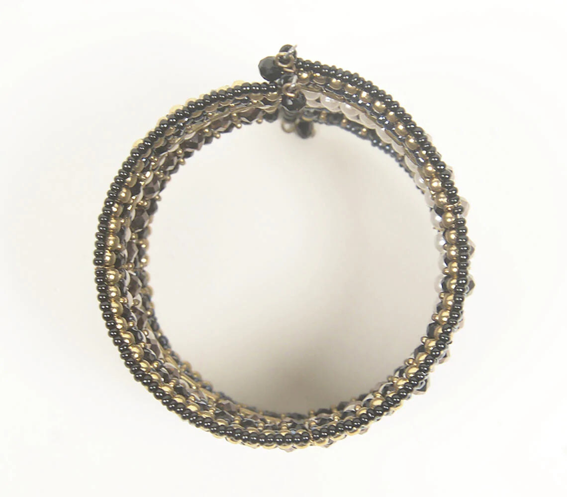 Beaded Monochrome Stacked Bracelet