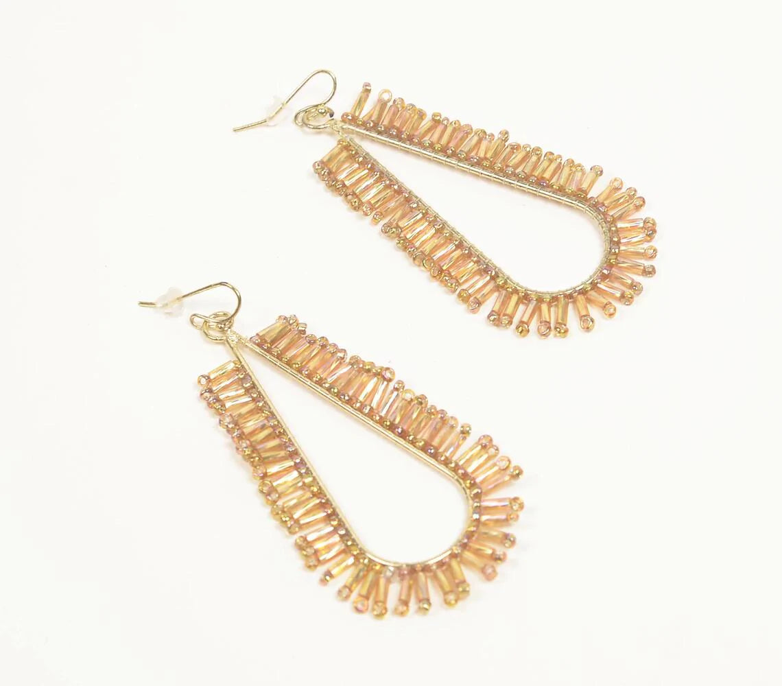 Statement Metallic Firecracker earrings