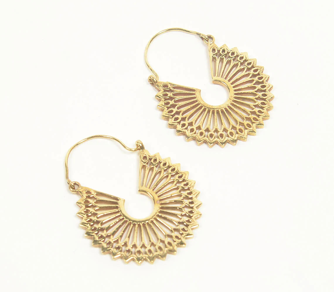 Gold-Toned Hoop Earrings