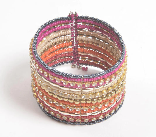 Colorpop Beaded & Stacked Bracelet