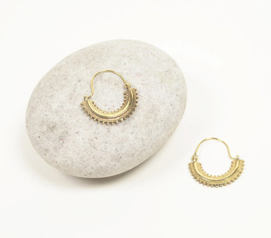 Gold-Toned Hoop Earrings