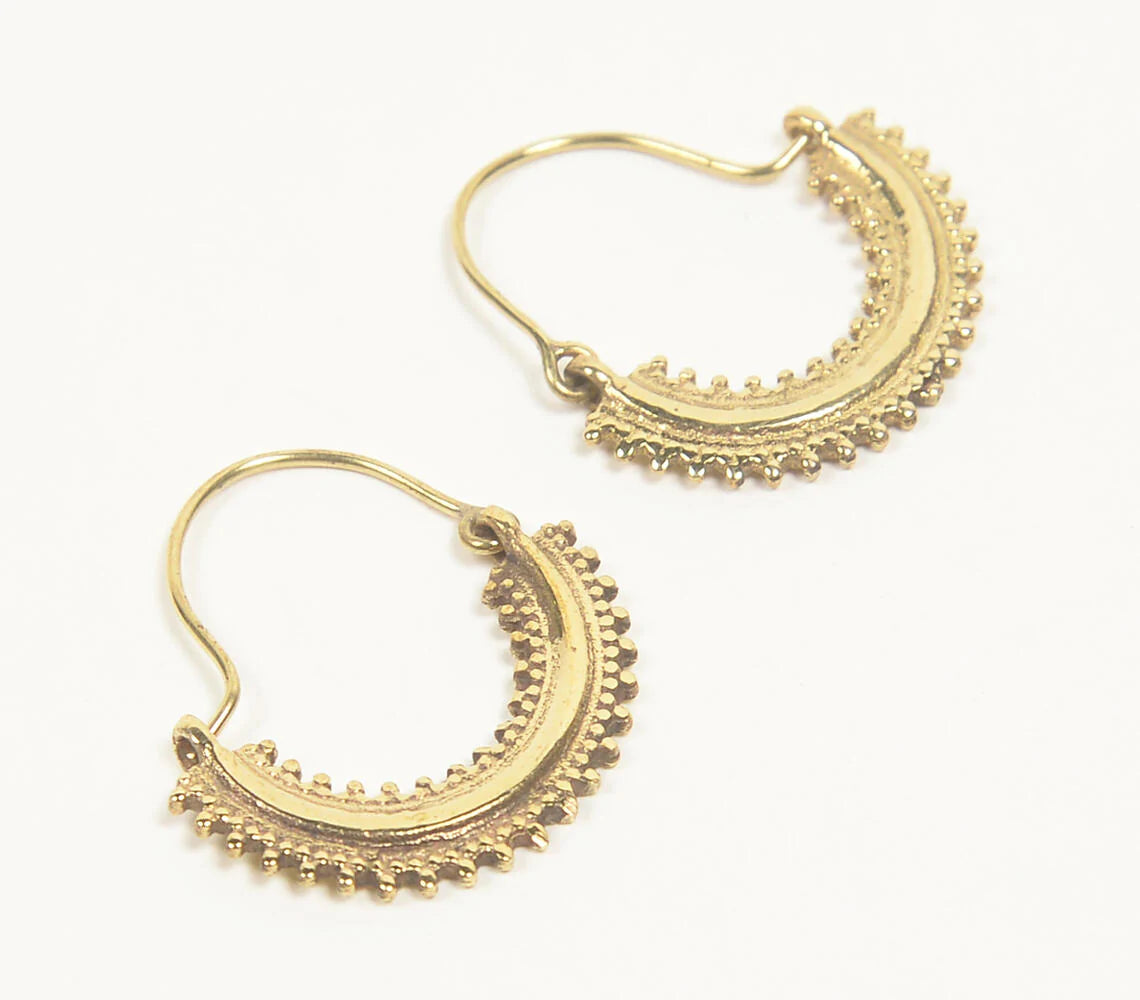 Gold-Toned Hoop Earrings