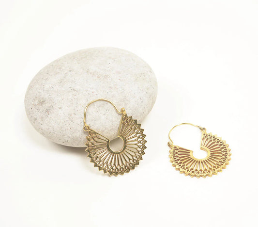Gold-Toned Hoop Earrings